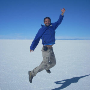 Fernando en la nieve